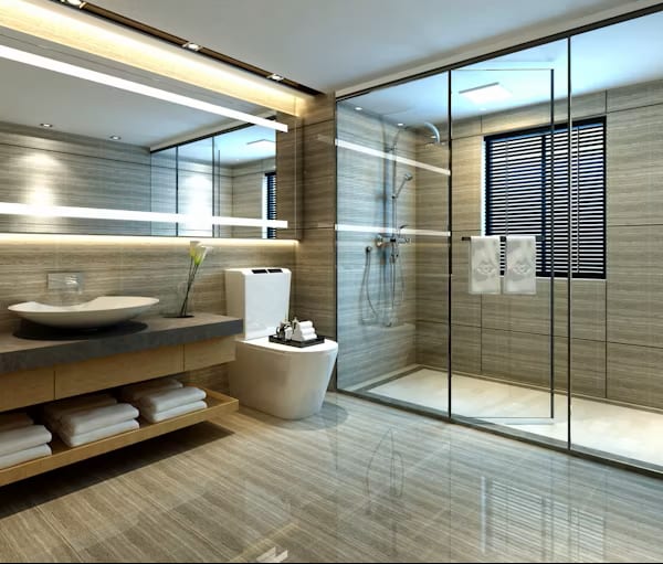 Frameless Shower Glass Enclosures